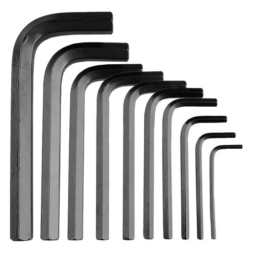 Jogo de chave allen 3 a 14 mm com 10 peças - 42 - 10M Jogo de chave allen 3 a 14 mm com 10 peças - 42 - 10M