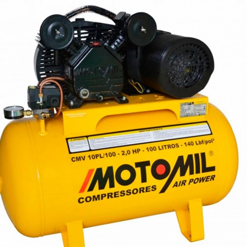 Compressor de ar 9 pés 100L 2 hp 140 libras monofásico - CMV-10PL/100A  220V Compressor de ar 9 pés 100L 2 hp 140 libras monofásico - CMV-10PL/100A  220V
