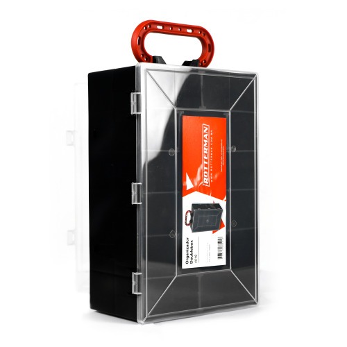 Organizador plástico com 12 compartimentos - Doublebox Organizador plástico com 12 compartimentos - Doublebox