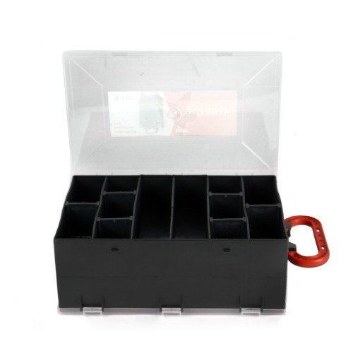 Organizador plástico com 12 compartimentos - Doublebox Organizador plástico com 12 compartimentos - Doublebox