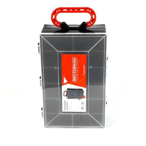 Organizador plástico com 12 compartimentos - Doublebox Organizador plástico com 12 compartimentos - Doublebox