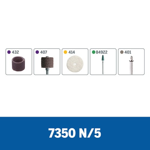 Micro retífica a bateria 4 volts com 5 acessórios - 7350 Micro retífica a bateria 4 volts com 5 acessórios - 7350
