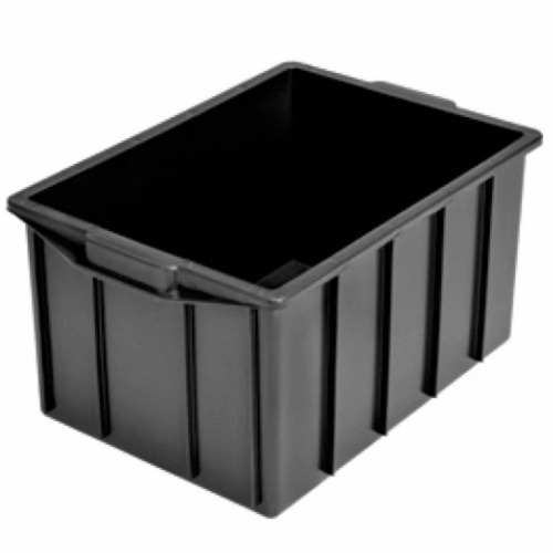 Caixa plástica 130L 74 x 52 x 41 cm sem tampa Caixa plástica 130L 74 x 52 x 41 cm sem tampa