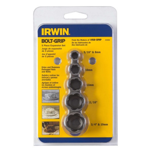 Jogo extrator de parafusos e porcas 5/16