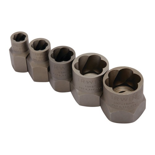 Jogo extrator de parafusos e porcas 5/16