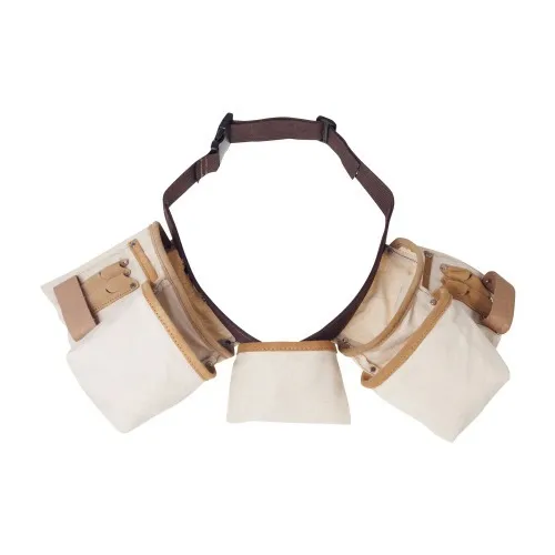 Cinto para ferramentas em lona 330 x 330 x 175 mm com 10 bolsos
