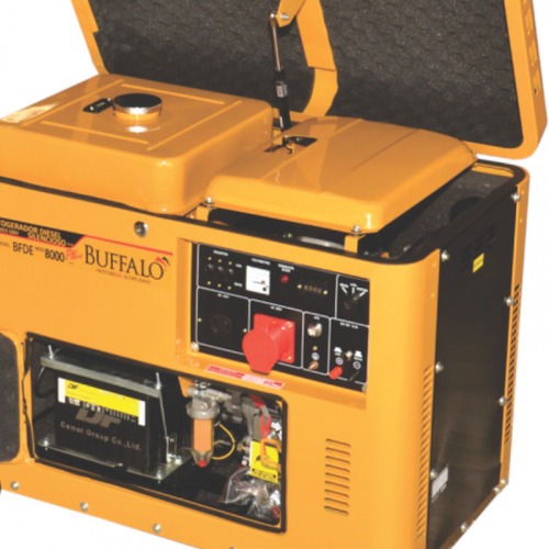 Gerador de energia 6,5 Kva a diesel cabinado monofásico - BFDE 8.000 PRO Gerador de energia 6,5 Kva a diesel cabinado monofásico - BFDE 8.000 PRO