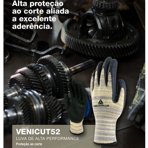 Luva de segurança anti-corte e proteção alta temperatura - Venicut 52 Luva de segurança anti-corte e proteção alta temperatura - Venicut 52
