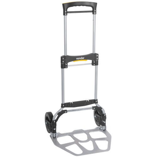 Carrinho dobrável em alumínio para carga até 100 kg Carrinho dobrável em alumínio para carga até 100 kg