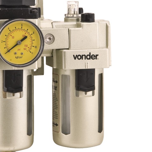 Conjunto filtro regulador e lubrificador 1/2