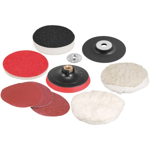 Jogo de discos para lixar e polir 4.1/2 Jogo de discos para lixar e polir 4.1/2