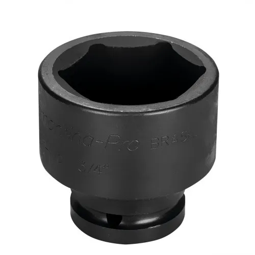 Soquete sextavado de impacto 32 mm encaixe 3/4