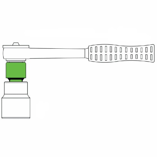 Adaptador de soquete encaixe 3/4 para soquete 1/2