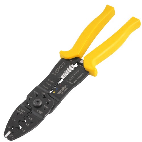 Alicate prensa terminais corta fios e cabos de bitolas 0,5 a 5,5 mm² - AP055 Alicate prensa terminais corta fios e cabos de bitolas 0,5 a 5,5 mm² - AP055