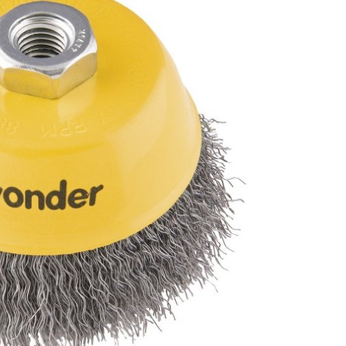 Escova de aço tipo copo ondulada 6 Escova de aço tipo copo ondulada 6