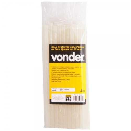 Cola em basto 12 x 280 mm pacote com 1 kg