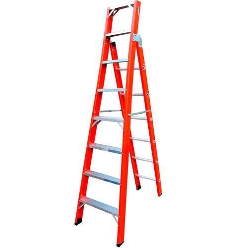 Escada de fibra de vidro 6 / 9 degraus 1,80 x 2,95 m modelo multiuso - FMU-6/9 Escada de fibra de vidro 6 / 9 degraus 1,80 x 2,95 m modelo multiuso - FMU-6/9