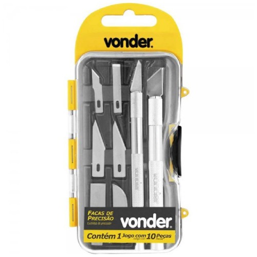 Jogo de facas de precisão com 8 peças Jogo de facas de precisão com 8 peças