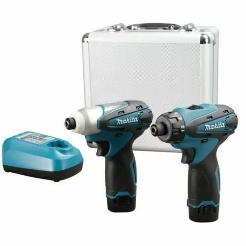 Combo Furadeira Parafusadeira DF030D + Parafusadeira de impacto 12V TD090D  LCT203   110V/220V