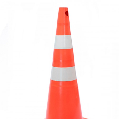 Cone para sinalização 50 cm com 2 faixas - RM-43 Cone para sinalização 50 cm com 2 faixas - RM-43