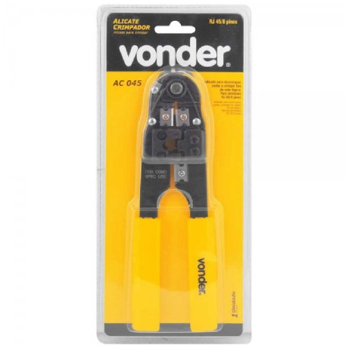 Alicate crimpador para terminais RJ45 - AC045