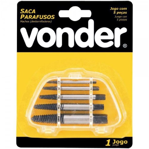 Jogo de saca parafusos com 5 peças Jogo de saca parafusos com 5 peças