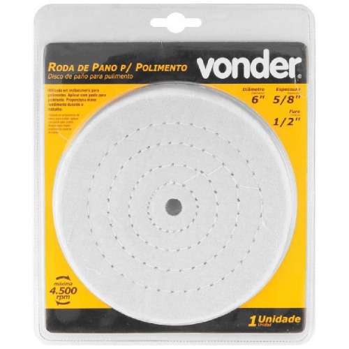 Roda de pano para polimento 6 Roda de pano para polimento 6