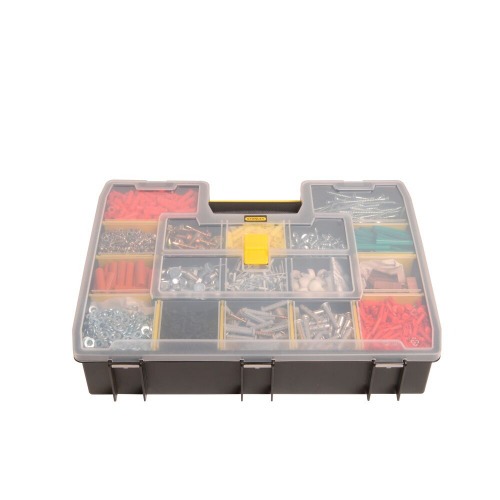 Organizador plástico com 17 compartimentos - STST14026 Organizador plástico com 17 compartimentos - STST14026