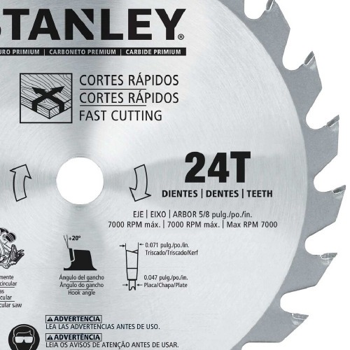 Disco de serra para madeira 184 x 16 x 24 dentes Disco de serra para madeira 184 x 16 x 24 dentes