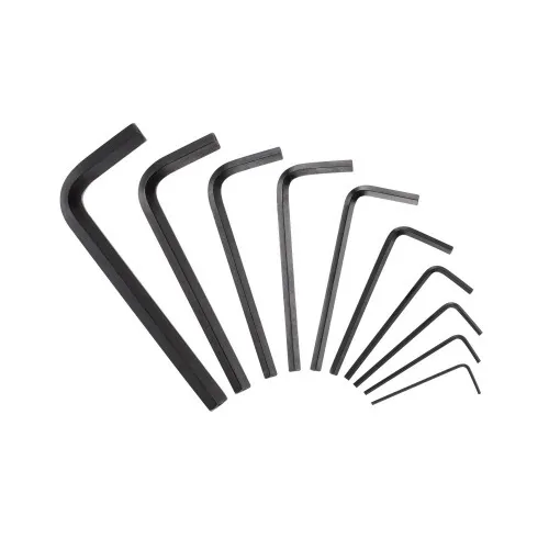 Jogo de chave allen de 1,5 a 10 mm com 10 peças
