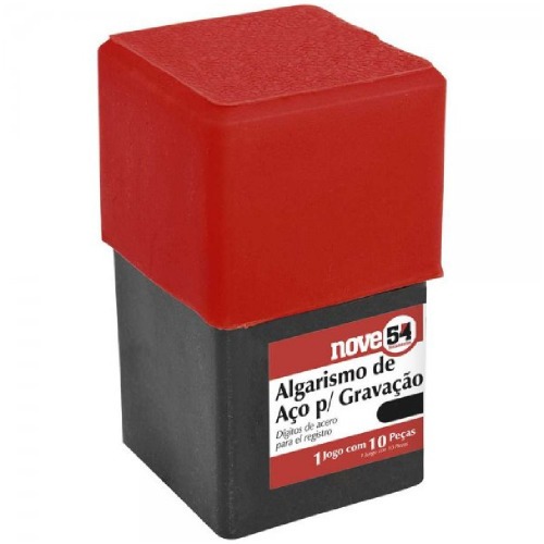 Jogo de algarismo de aço para gravação 8 mm Jogo de algarismo de aço para gravação 8 mm