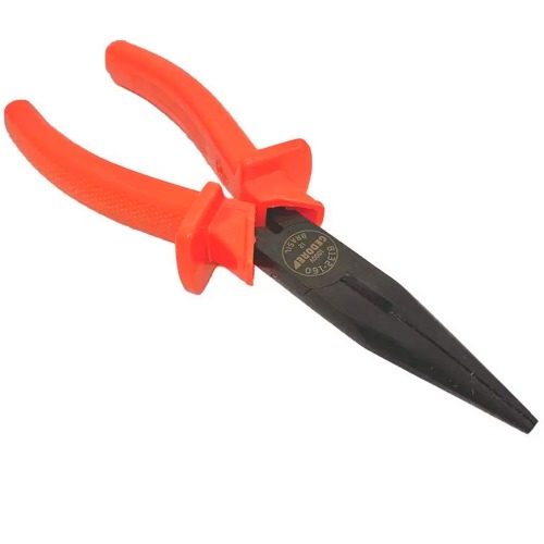 Alicate bico meia cana reto isolado 6.1/2 Alicate bico meia cana reto isolado 6.1/2