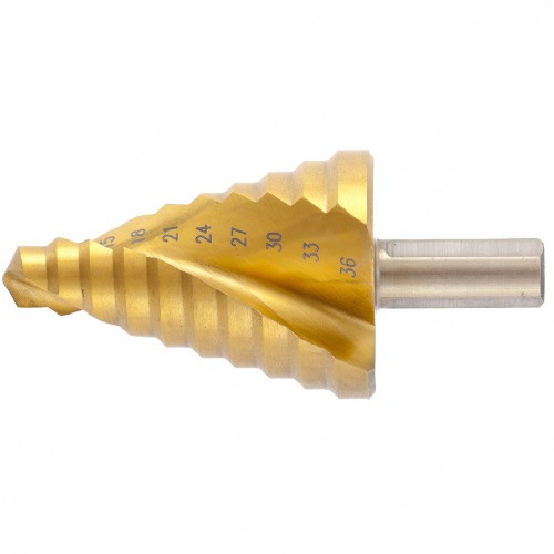 Broca escalonada aço rápido 9 a 36 mm - 723589 Broca escalonada aço rápido 9 a 36 mm - 723589