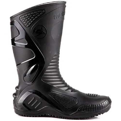 Bota de PVC cano médio com forro  - Motosafe
