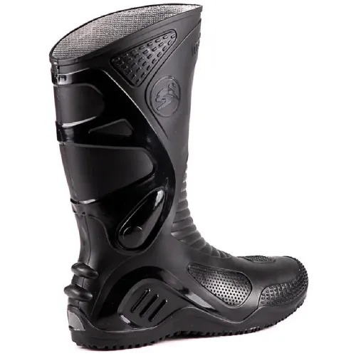 Bota de PVC cano médio com forro  - Motosafe