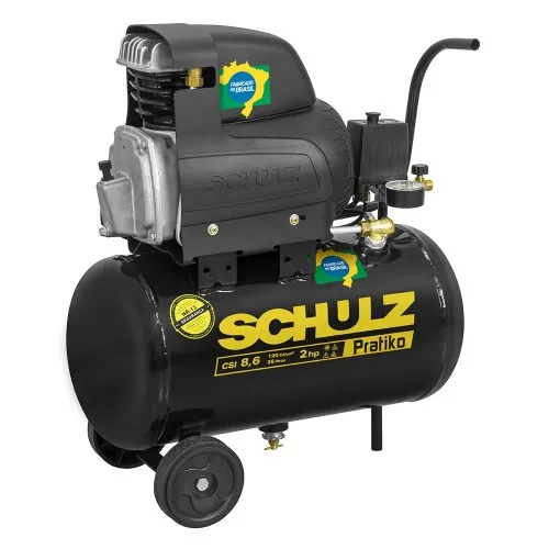 Compressor de ar 8,6 pés 25L 2 hp 120 libras - Pratiko CSI  220V