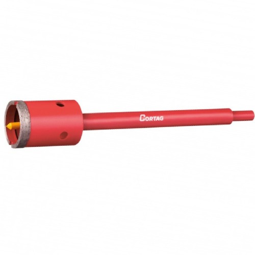 Serra copo diamantada 35 mm com haste de 3/8