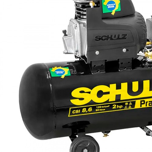 Compressor de ar 8,6 pés 50L 2 hp 120 libras - Pratiko CSI  220V Compressor de ar 8,6 pés 50L 2 hp 120 libras - Pratiko CSI  220V