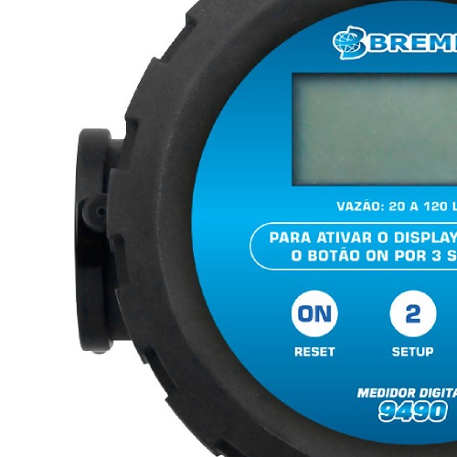 Medidor mecânico digital para Arla 32 20 a 120 L/min Medidor mecânico digital para Arla 32 20 a 120 L/min