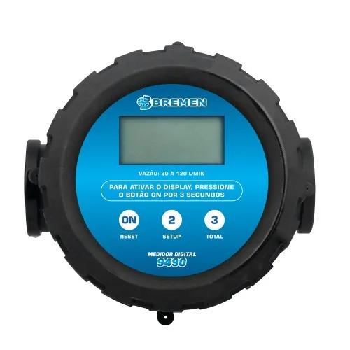 Medidor mecânico digital para Arla 32 20 a 120 L/min