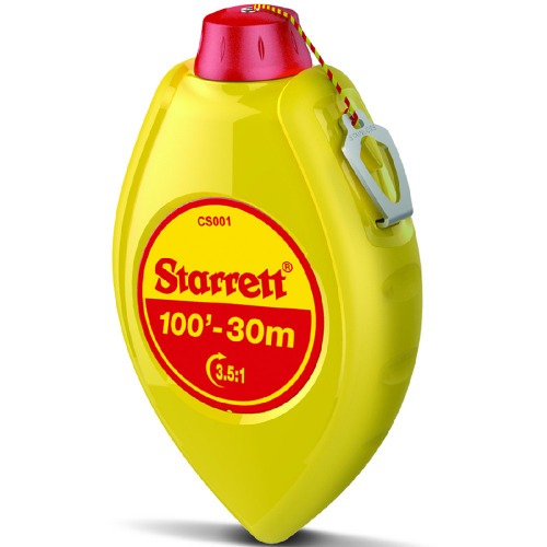 Giz de linha 30 metros com fio marcador em vermelho