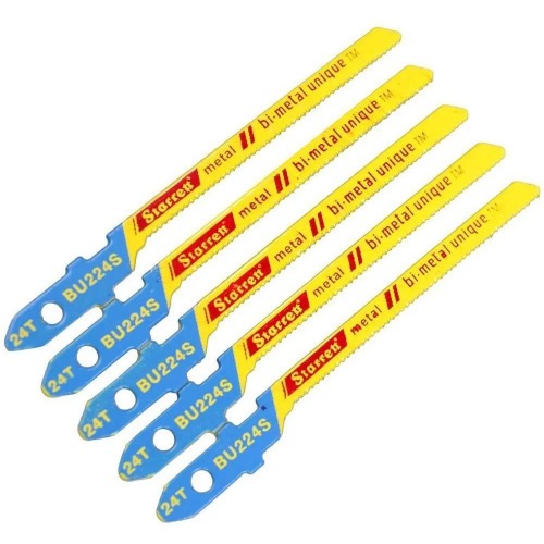 Lmina para serra tico tico cortes curvos 50 mm 24 dentes com 5 peas - BU224S