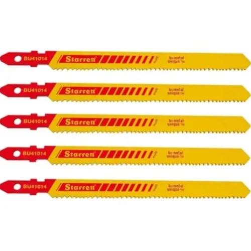 Jogo de lâmina serra tico tico bimetal 100 mm com 05 peças - BU41014