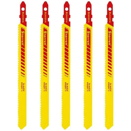 Jogo de lâmina serra tico tico bimetal 100 mm com 05 peças - BU41014