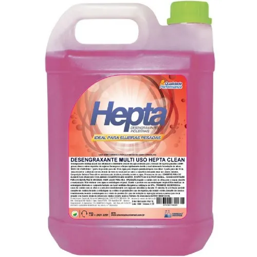 Desengraxante biodegradável 5L - Hepta Clean