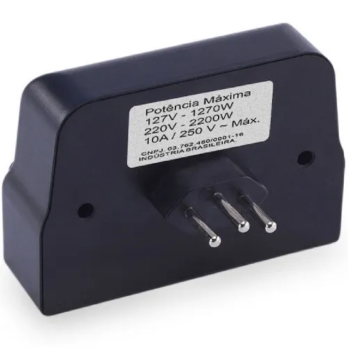 Pino multiplicador com carregador USB  110V/220V