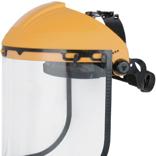 Protetor facial incolor com catraca 250 mm - BALBI 2 Protetor facial incolor com catraca 250 mm - BALBI 2