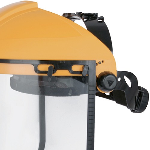 Protetor facial incolor com catraca 250 mm - BALBI 2 Protetor facial incolor com catraca 250 mm - BALBI 2