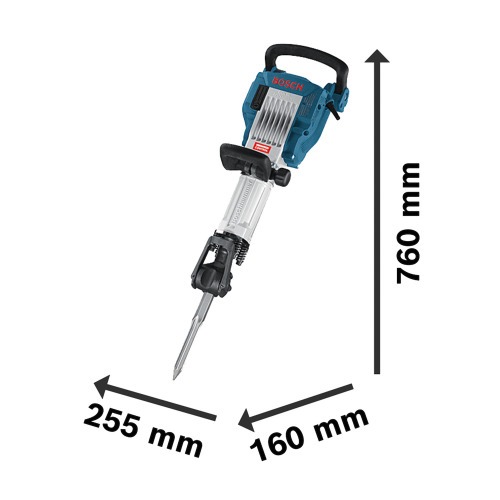 Martelo demolidor 1.750 watts encaixe sextavado de 28 mm - GSH 16-28  220V Martelo demolidor 1.750 watts encaixe sextavado de 28 mm - GSH 16-28  220V