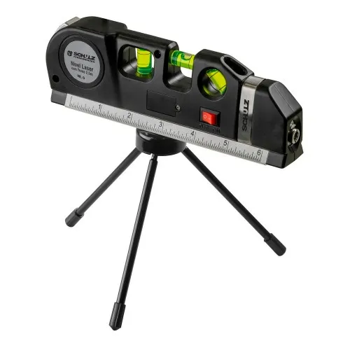 Nível a laser alcance de 6 metros com trena e tripé - NL6 
